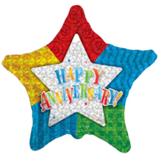 Anniversary Mylar Balloon